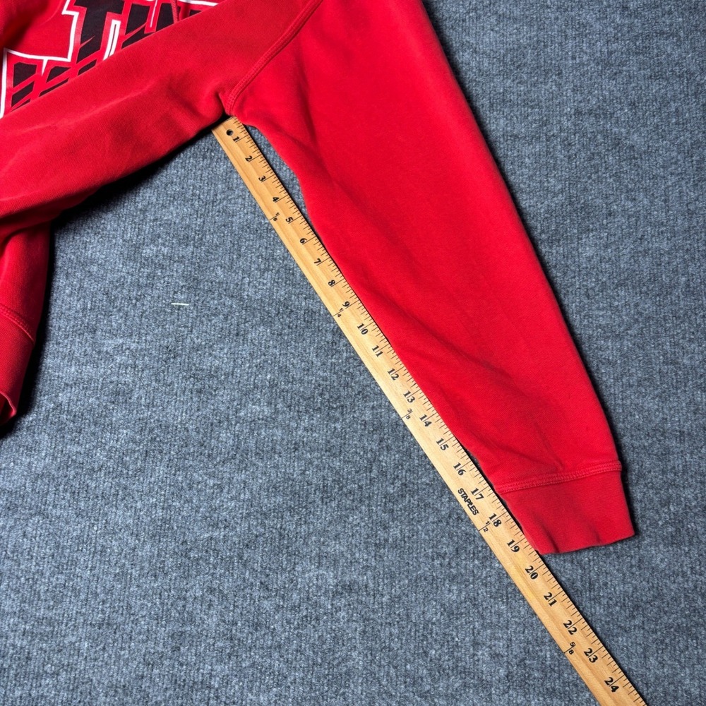 Nike Hoodie Mens Small Red The Ville Jason Graphic Pullover 598437-657 - Picture 13 of 16